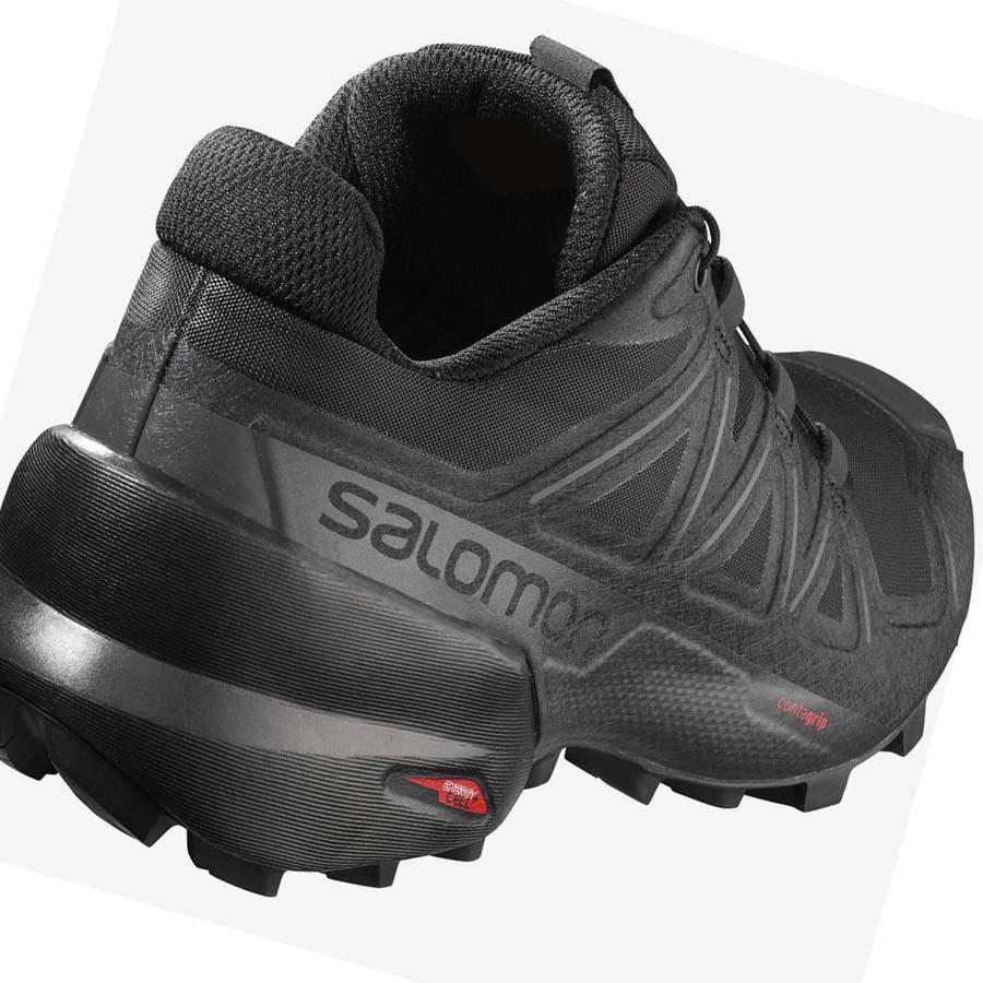 Tenis Para Trail Running Salomon SPEEDCROSS 5 Mujer Negros | MX 2745FDN